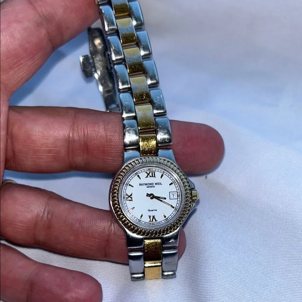 Raymond Weil Two-Tone Gold and Silver Watch